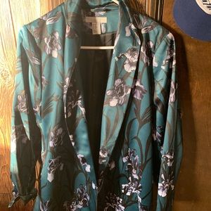 H&M FLORAL BLAZER